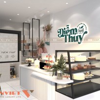 Thiết kế cửa hàng bánh kem Diễm Thúy